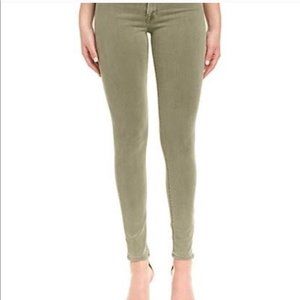 Hudson Army Green Natalie Stretch Skinny Jeans